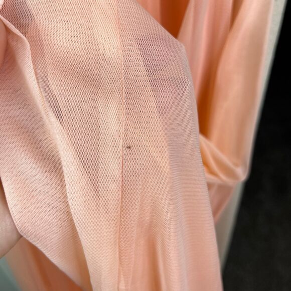 Strapless empire cut elegant dress with rhinestones Coral Size 4 #534 - Picture 6 of 12